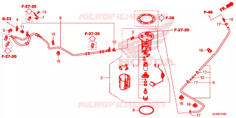 POMPE A ESSENCE Honda ATV 1000 TALON 2021  SXS1000S2XM
