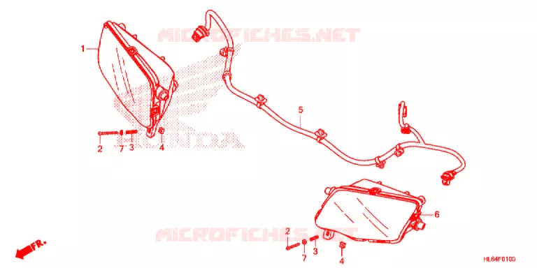 PHARE Honda ATV 1000 TALON 2021  SXS1000S2RM