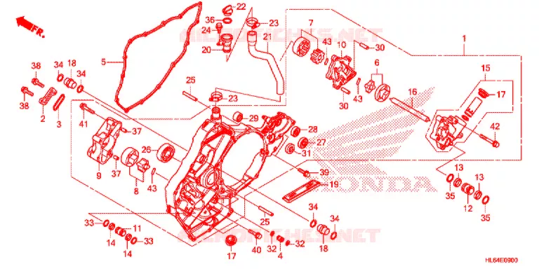 POMPE A HUILE Honda ATV 1000 TALON 2021  SXS1000S2XM