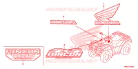 AUTOCOLLANTS pour Honda FOURTRAX 680 RINCON de 2020