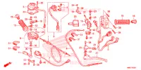 LEVIER DE GUIDON   CABLE   COMMODO pour Honda FOURTRAX 680 RINCON de 2020