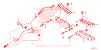 REPOSE PIED   PEDALE pour Honda FOURTRAX 680 RINCON de 2020