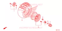 ROUE ARRIERE pour Honda FOURTRAX 680 RINCON de 2020
