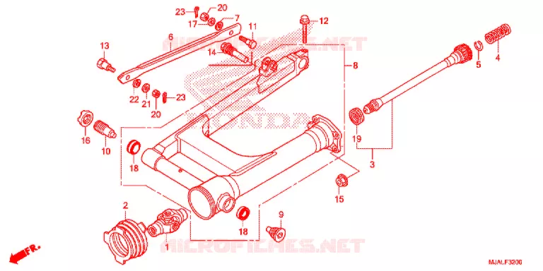 BRAS OSCILLANT Honda MOTO 750 SHADOW 2021  VT750C2BL