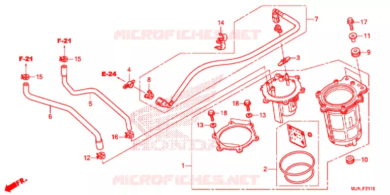 POMPE A ESSENCE Honda MOTO 750 SHADOW 2020  VT750CL