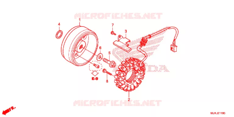 ALTERNATEUR Honda MOTO 750 SHADOW 2021  VT750CSL