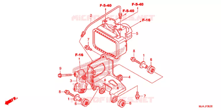 MODULATEUR ABS Honda MOTO 750 SHADOW 2021  VT750CSL