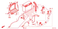 BATTERIE pour Honda GL 1800 GOLD WING TOUR DCT, NAVI, AIRBAG de 2019