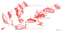 CLIGNOTANT   RETROVISEUR pour Honda GL 1800 GOLD WING TOUR DCT, NAVI, AIRBAG de 2019