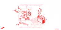 BATTERIE pour Honda CLICK 125 I RACING de 2014
