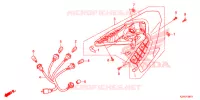 FEUX ARRIERE pour Honda CLICK 125 I RACING de 2014