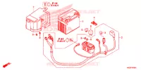 BATTERIE pour Honda CLICK 125 I Idling Stop Spoked Wheels de 2015