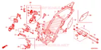 CADRE pour Honda CLICK 125 I Idling Stop Spoked Wheels de 2015