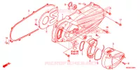 COUVERCLE GAUCHE pour Honda CLICK 125 I Idling Stop Spoked Wheels de 2015