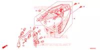 FEUX ARRIERE pour Honda CLICK 125 I Idling Stop Spoked Wheels de 2015