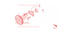 POMPE A HUILE pour Honda CLICK 125 I Idling Stop Spoked Wheels de 2015