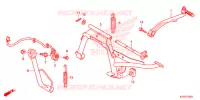 BEQUILLE CENTRALE   PEDALE DE FREIN pour Honda CLICK 125 I Idling Stop Casted Wheels de 2014