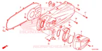 COUVERCLE GAUCHE pour Honda CLICK 125 I Idling Stop Casted Wheels de 2014