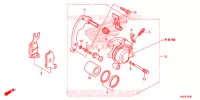 ETRIER DE FREIN AVANT pour Honda CLICK 125 I Idling Stop Spoked Wheels de 2016