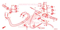 LEVIER DE GUIDON   CABLE   COMMODO (ACB125BTF,G,H/CBTF,G,H) pour Honda CLICK 125 I Idling Stop Casted Wheels de 2016