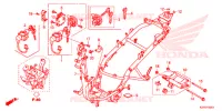 CADRE pour Honda CLICK 125 I TUNE UP de 2014