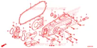 COUVERCLE GAUCHE pour Honda ZOOMER 110 X de 2020