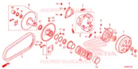EMBRAYAGE pour Honda ZOOMER 110 X de 2020