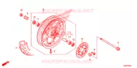 ROUE AVANT pour Honda ZOOMER 110 X de 2020