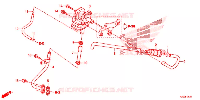FILTRE A AIR - SOUPAPE D'AIR Honda MOTO 110 WAVE 2017  AFS110SPH