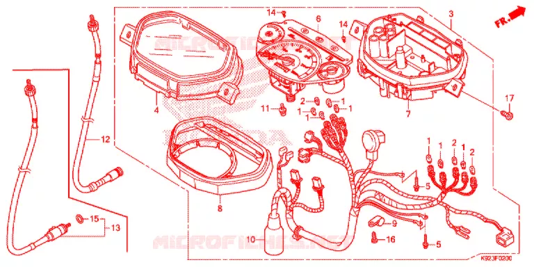 COMPTEUR Honda MOTO 110 WAVE 2018  AFS110SPJ