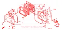 FILTRE A AIR (2) pour Honda BIZ 125 SOMENTE PEDAL DE PARTIDA de 2010