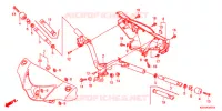 GUIDON   CARENAGE (2) pour Honda BIZ 125 PEDAL DE INICIO SOLO de 2010