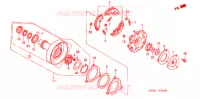 EMBRAYAGE UNIDIRECTIONNEL pour Honda BIZ 125 PARTIDA ELÉTRICA, RODAS FUNDIDAS de 2009