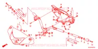 GUIDON   CARENAGE (2) pour Honda BIZ 125 PARTIDA ELÉTRICA, RODAS FUNDIDAS de 2009
