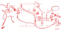 LEVIER DE GUIDON   CABLE   COMMODO pour Honda BIZ 125 PARTIDA ELÉTRICA, RODAS FUNDIDAS de 2009