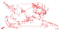 GUIDON   CARENAGE (2) pour Honda BIZ 125 ARRANQUE ELÉCTRICO de 2010