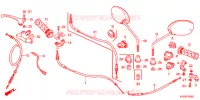 LEVIER DE GUIDON   CABLE   COMMODO pour Honda BIZ 125 ARRANQUE ELÉCTRICO de 2010