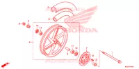 ROUE AVANT pour Honda BIZ 125 FREIO DIANTEIRO DISCO de 2019