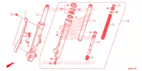 FOURCHE pour Honda SUPER CUB 125 ABS de 2020
