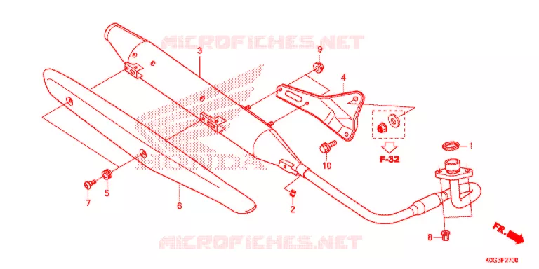 SILENCIEUX D'ECHAPPEMENT Honda MOTO 125 CUB 2021  C125AL