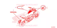 AUTOCOLLANTS pour Honda CB 1000 R ABS de 2020