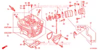 CULASSE (1) pour Honda CB1 125 RADIOS RUEADA de 2014