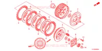EMBRAYAGE (1) pour Honda CB1 125 RADIOS RUEADA de 2014
