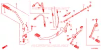 PEDALE   KICK (1) pour Honda CB1 125 RADIOS RUEADA de 2014