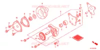 POMPE A HUILE pour Honda CB1 125 RADIOS RUEADA de 2014