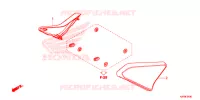 COUVERCLES LATERAUX pour Honda REBEL 300 ABS de 2020
