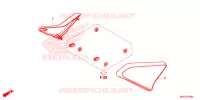 COUVERCLES LATERAUX pour Honda REBEL 500 ABS de 2020