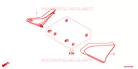 COUVERCLES LATERAUX pour Honda REBEL 500 de 2020