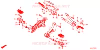 REPOSE PIED pour Honda REBEL 500 de 2020