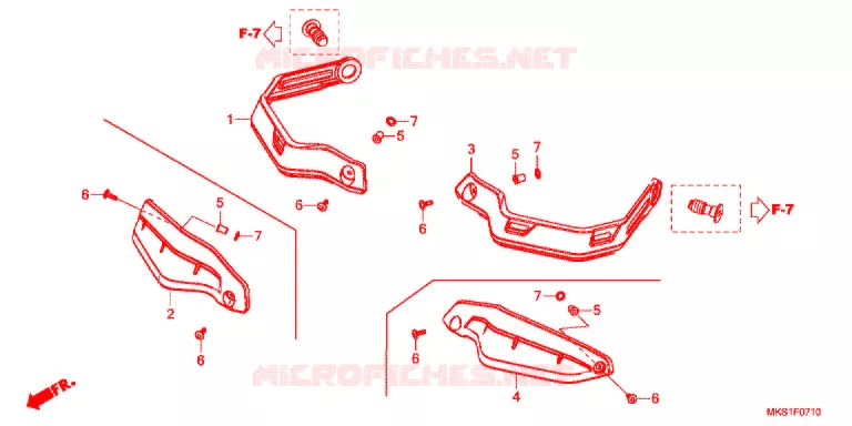 PROTEGES MAINS Honda MOTO 1100 AFRICA-TWIN 2020  CRF1100A4L